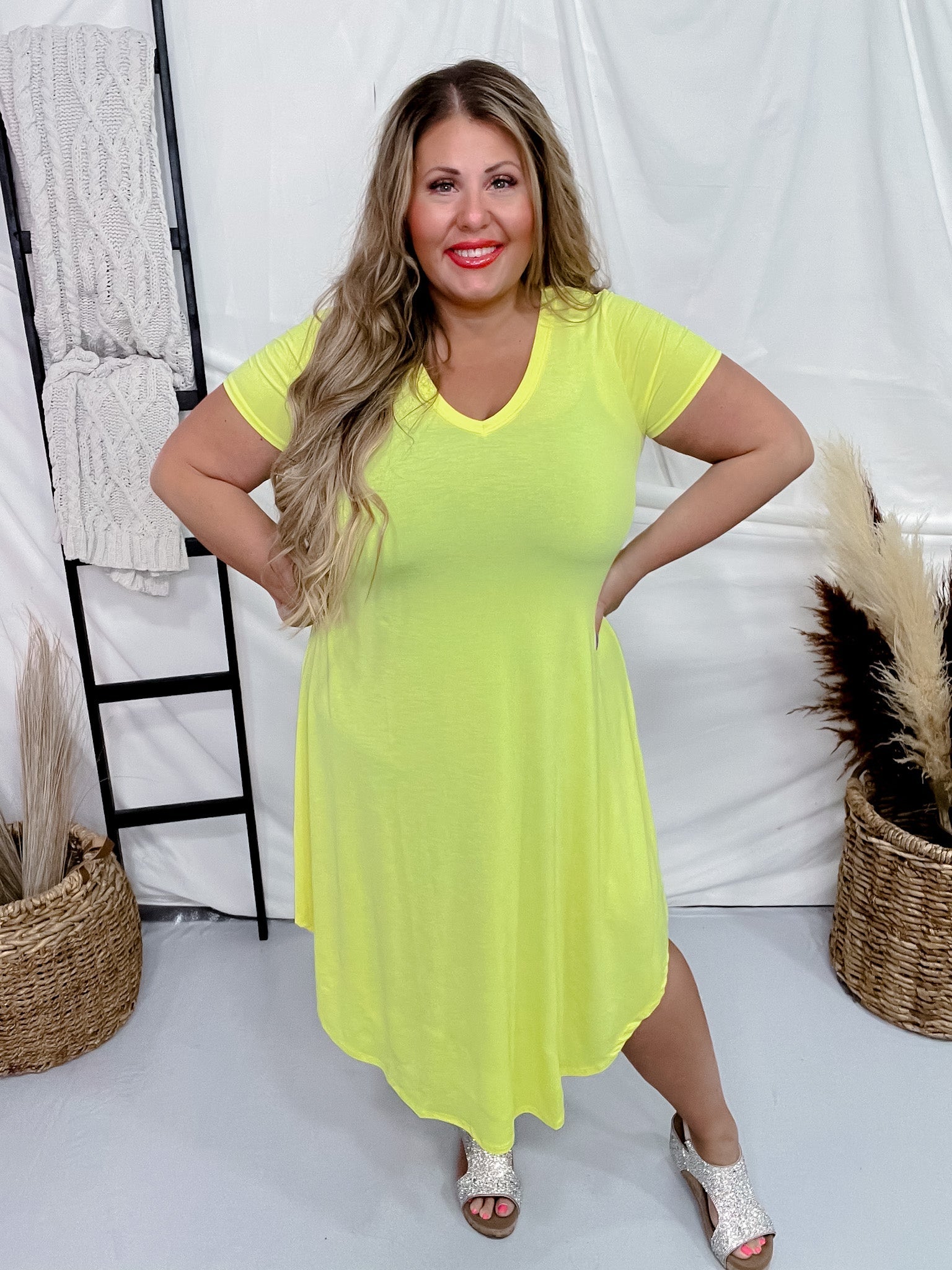 Dolphin Hem Dress