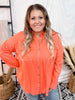 Raw Hem Long Sleeve Button Down